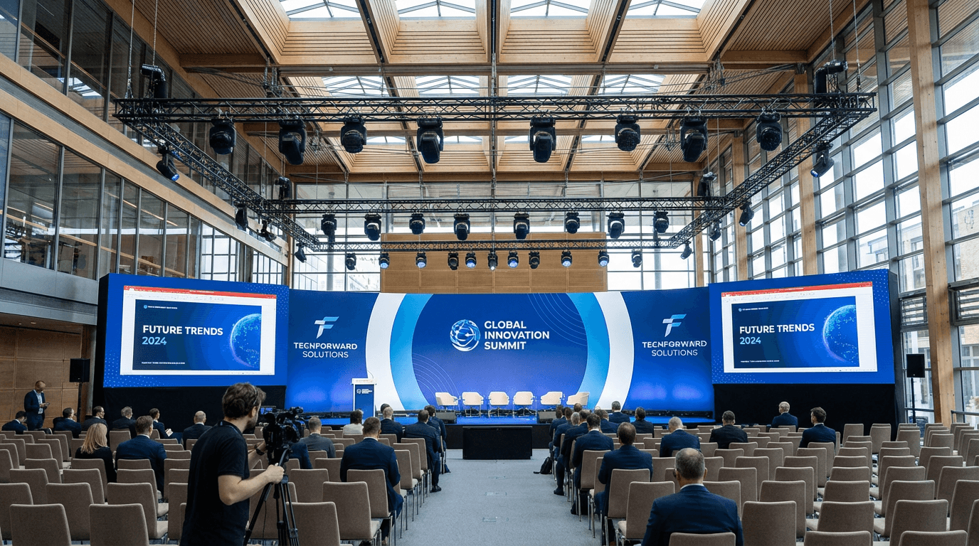 Visualisation de scenes pour evenements corporate