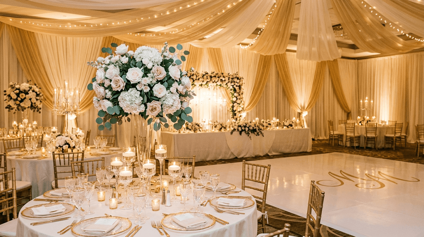 Preview 3D de decoration de mariage : convaincre les maries